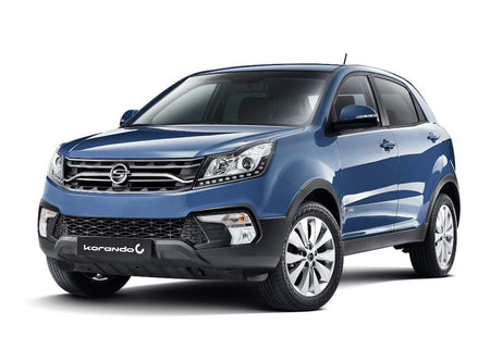 Protección de umbral de puerta de acero inoxidable Ssang Yong Korando