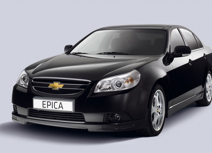Molduras laterales Chevrolet Epica fabricación 2006 - 2014, carrocería sedán