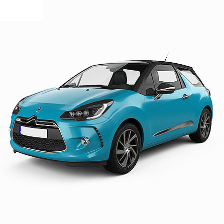 Alfombrillas de moqueta Citroen DS3 fabricación 2009 - 03.2019, carrocería hatchback