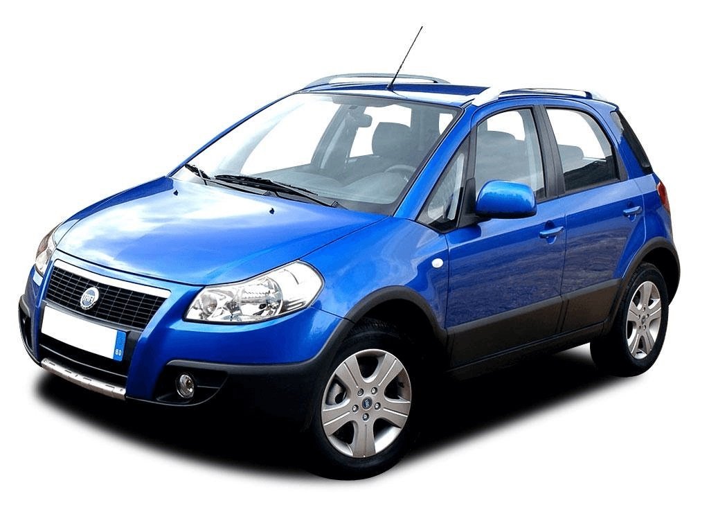 Protección de umbral de puerta de acero inoxidable Fiat Sedici fabricación 2006 - 08.2013, carrocería suv