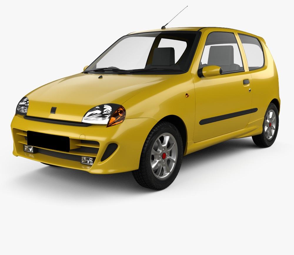 Molduras laterales Fiat Seicento 600 fabricación 1998 - 2010, carrocería hatchback