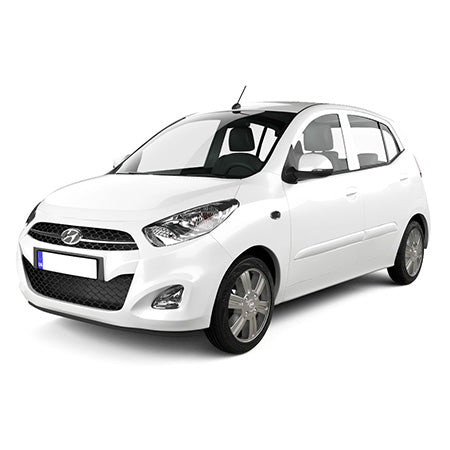 Protección de umbral de puerta de acero inoxidable Hyundai i10 I fabricación 2008 - 2013, carrocería hatchback