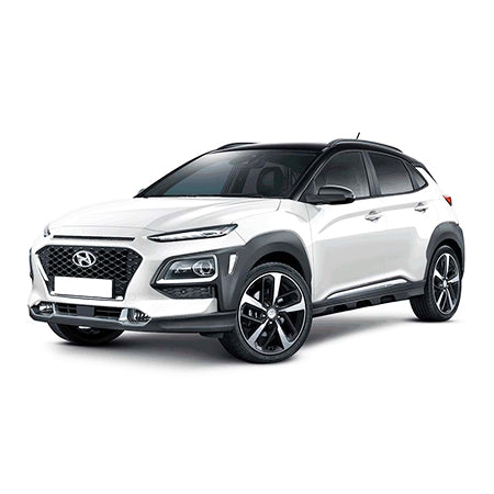 Protección de umbral de puerta de acero inoxidable Hyundai Kona fabricación 11.2017 - presente, carrocería suv