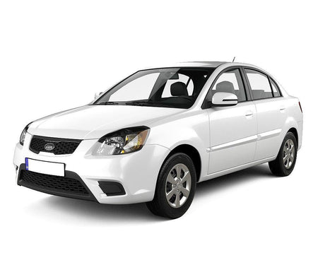 Alfombrillas de moqueta Kia Rio II fabricación 2005 - 2011, carrocería hatchback