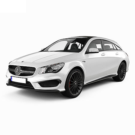 Alfombrillas de coche Mercedes CLA I fabricación 01.2015 - 08.2019, carrocería camioneta