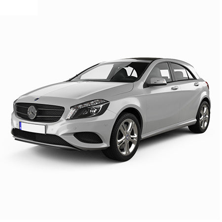 Protección de umbral de puerta de acero inoxidable Mercedes Clase A W176 fabricación 09.2012 - 04.2018, carrocería hatchback