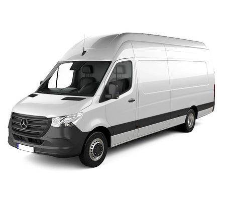 Protección de umbral de puerta de acero inoxidable Mercedes Sprinter III fabricación 2018 - presente, carrocería furgoneta