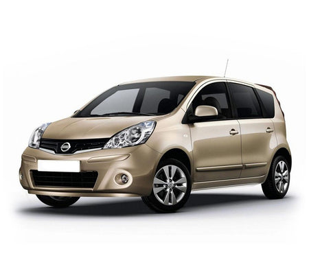 Soporte de protección acero inoxidable para reposapiés de coche  Nissan Note E11 fabricación 2006 - 09.2013, carrocería hatchback