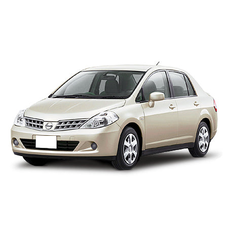 Protección de umbral de puerta de acero inoxidable Nissan Tiida fabricación 2007 - 12.2011, carrocería sedán