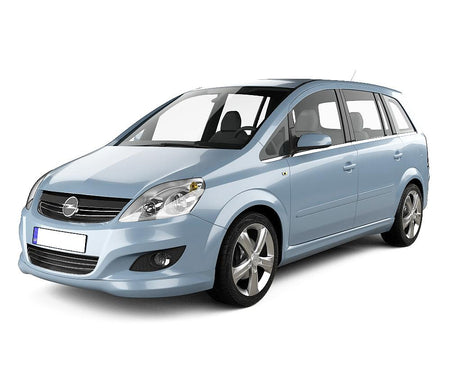 Protección de umbral de puerta de acero inoxidable Opel Zafira B fabricación 05.2005 - 2014, carrocería furgoneta