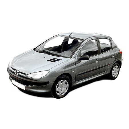 Protección de umbral de puerta de acero inoxidable Peugeot 206 fabricación 1998 - 2010, carrocería hatchback