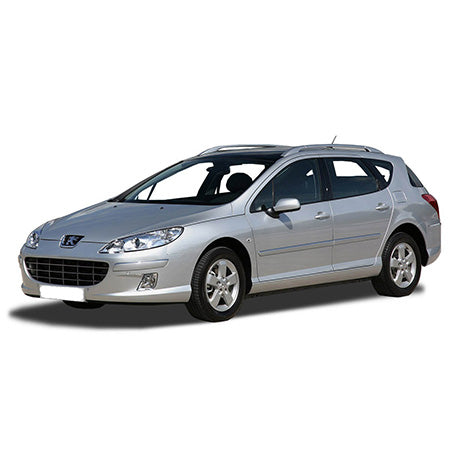 Protección de umbral de puerta de acero inoxidable Peugeot 407 fabricación 2004 - 12.2010, carrocería camioneta