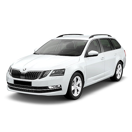 Protección de umbral de puerta de acero inoxidable Skoda Octavia III fabricación 05.2013 - 05.2020, carrocería camioneta