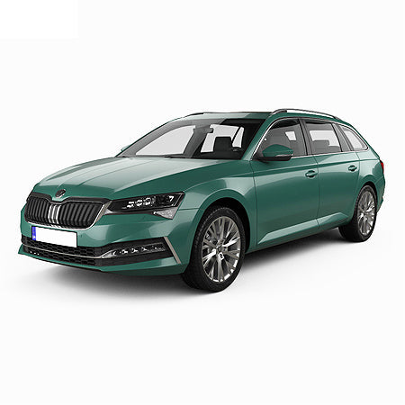 Alfombrillas tipo bandeja Skoda Superb IV PHEV fabricación 2020 - presente, carrocería camioneta