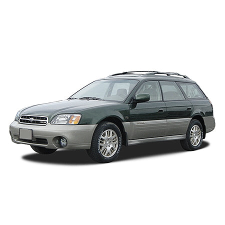 Protección de umbral de puerta de acero inoxidable Subaru Outback III fabricación 2003 - 2009, carrocería camioneta