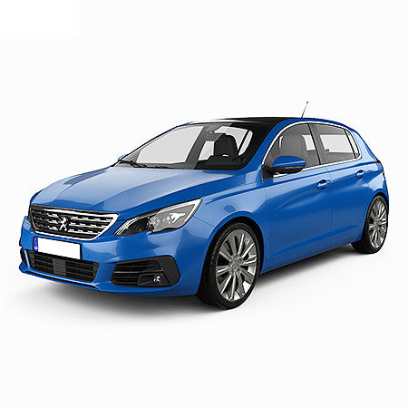 Protección de umbral de puerta de acero inoxidable Peugeot 308 III fabricación 12.2021 - presente, carrocería hatchback