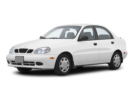 Molduras laterales Daewoo Lanos fabricación 1997 - 2004, carrocería sedán