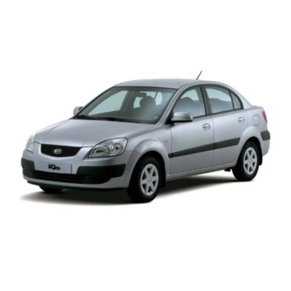 Alfombrillas de moqueta Kia Rio II fabricación 2005 - 2011, carrocería sedán