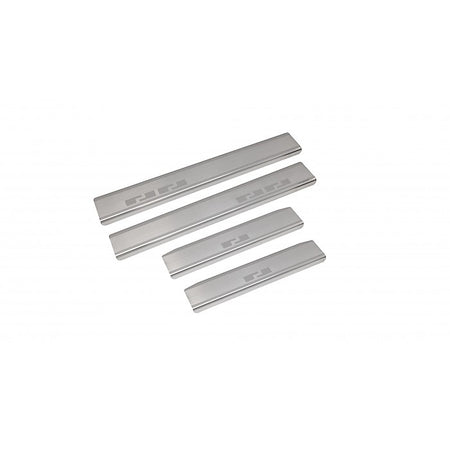 Protección de umbral de puerta de acero inoxidable Volkswagen Amarok, fabricación 2022 - presente, carrocería camioneta | 08-1206