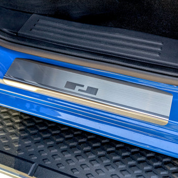 Protección de umbral de puerta de acero inoxidable Volkswagen Amarok, fabricación 2022 - presente, carrocería camioneta | 08-1206