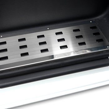 Protección de umbral de puerta de acero inoxidable Ford Tourneo Custom II, fabricación 2024 - presente, carrocería furgoneta | 08-1236