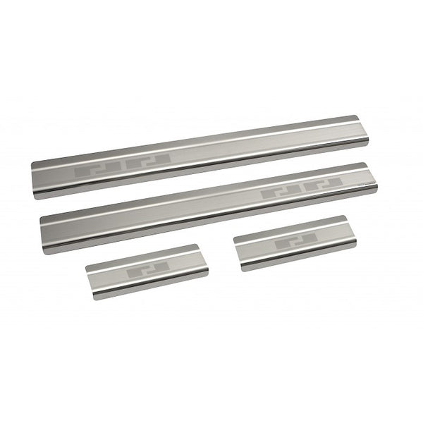 Protección de umbral de puerta de acero inoxidable Volkswagen Tiguan III, fabricación 11.2023 - presente, carrocería suv | 08-1879