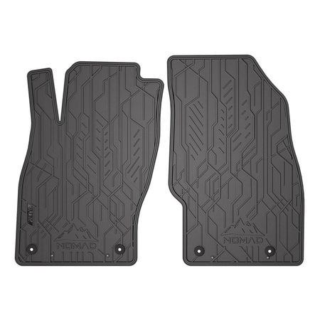 Alfombrillas de goma delanteras Opel Corsa D, fabricación 2006 - 11.2014, carrocería hatchback (2 uds.) | ND0692