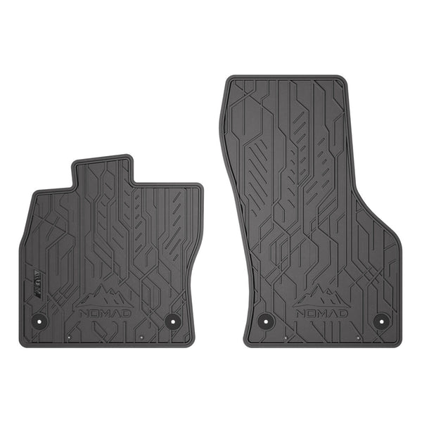Alfombrillas de goma delanteras Volkswagen Passat B8, fabricación 12.2014 - 12.2021, carrocería sedán (2 uds.) | ND542728