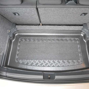 Bandeja maletero Volkswagen Polo VI, carrocería hatchback, fabricación 10.2017 - presente, maletero inferior, suelo de carga variable en la posición más bajo | 193426