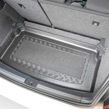 Bandeja maletero Volkswagen Polo VI, carrocería hatchback, fabricación 10.2017 - presente, maletero inferior, suelo de carga variable en la posición más bajo | 193426