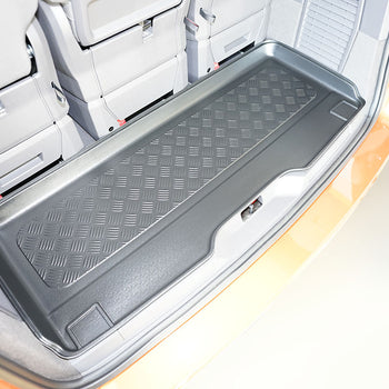 Bandeja maletero Volkswagen T7 Multivan eHybrid PHEV, carrocería furgoneta, fabricación 10.2021 - presente, batalla corta, detrás de la tercera fila | 193893BSC