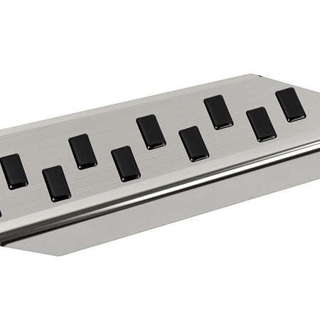 Soporte de protección acero inoxidable para reposapiés de coche Opel Crossland X, fabricación 06.2017 - 07.2024, carrocería suv | 32-4099