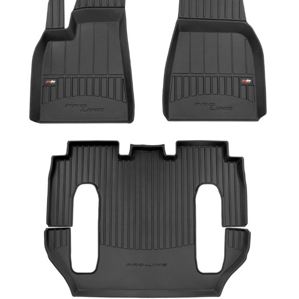Alfombrillas tipo bandeja Tesla Model X , fabricación 10.2016 - 12.2020, carrocería suv #1