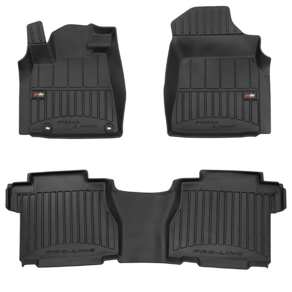 Alfombrillas tipo bandeja Toyota Tundra Crewmax, fabricación 2010 - 2015, carrocería camioneta #1