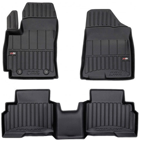 Alfombrillas tipo bandeja Hyundai Kona II, fabricación 04.2023 - presente, carrocería suv | 3D412590