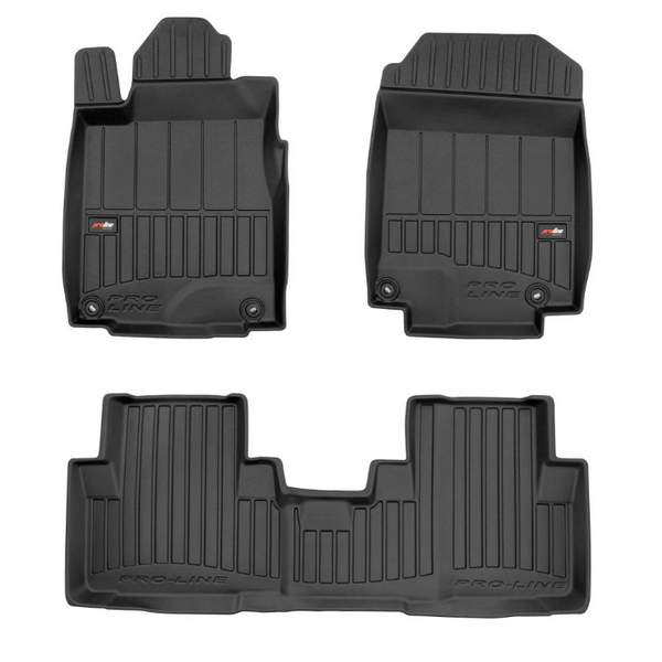 Alfombrillas tipo bandeja Honda CR-V IV, fabricación 10.2012 - 09.2018, carrocería suv sin subwoofer bajo el asiento del pasajero | 3D425477