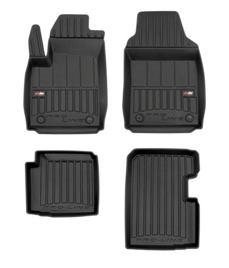 Alfombrillas tipo bandeja Fiat 500 Hybrid, fabricación 02.2020 - presente, carrocería hatchback #1