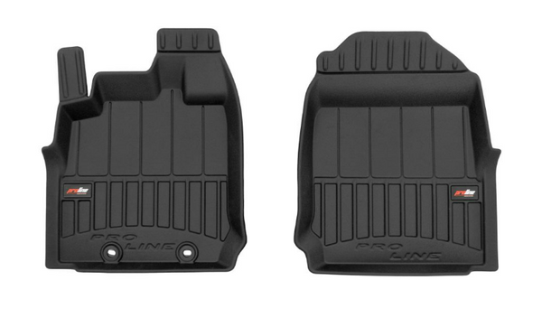 Alfombrillas tipo bandeja Isuzu D-Max, fabricación 01.2021 - presente, carrocería camioneta cabina ampliada con 4 puertas, con puertas traseras abatibles. | 3D426948