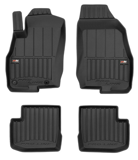 Alfombrillas tipo bandeja Fiat Punto Evo, fabricación 2005 - 2018, carrocería hatchback #1