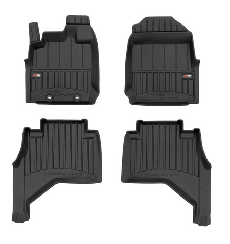 Alfombrillas tipo bandeja Isuzu D-Max, fabricación 01.2021 - presente, carrocería camioneta doble cabina | 3D427051