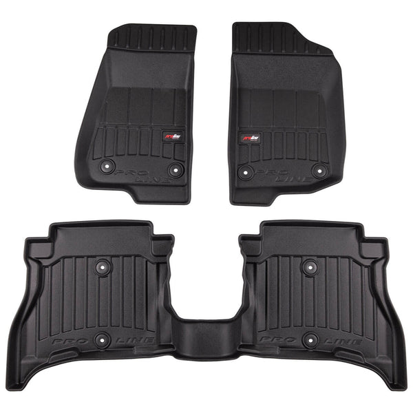 Alfombrillas tipo bandeja Jeep Wrangler PHEV, fabricación 2021 - presente, carrocería suv | 3D427792