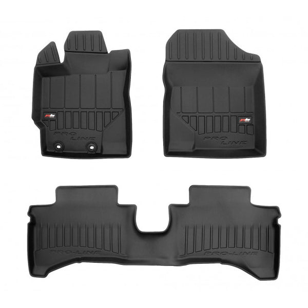 Alfombrillas tipo bandeja Toyota Yaris III Hybrid, fabricación 09.2011 - 08.2020, carrocería hatchback | 3D428867