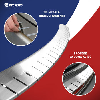 Protección para borde del maletero de acero inoxidable Ford C-Max II, fabricación 11.2010 - 06.2019, carrocería furgoneta #1