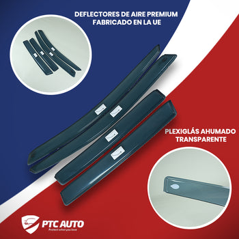 Deflectores de aire () Opel Astra J, fabricación 09.2010 - 03.2016, carrocería sedán, 2 piezas | PV1743
