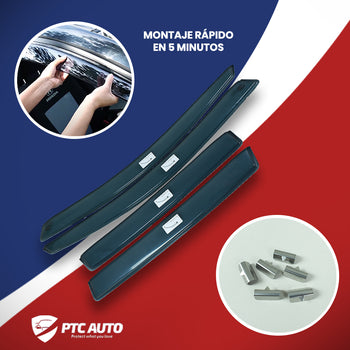 Deflectores de aire () Ford Tourneo Courier, fabricación 06.2014 - 09.2023, carrocería furgoneta, 2 piezas | PV1454