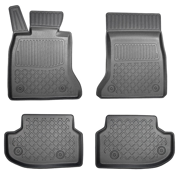 Alfombrillas tipo bandeja BMW Serie 5 F10, fabricación 2013 - 01.2017, carrocería sedán facelift, sin x-drive | 602064