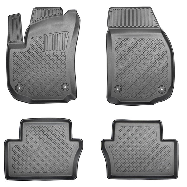 Alfombrillas tipo bandeja Opel Zafira B, fabricación 05.2005 - 2014, carrocería furgoneta 5-7 plazas, sin tercera fila | 602368