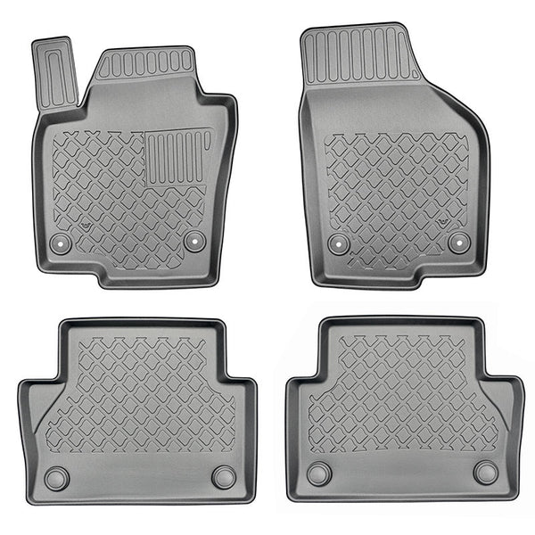 Alfombrillas tipo bandeja Seat Alhambra II, fabricación 09.2010 - presente, carrocería furgoneta 5-7 plazas, sin tercera fila | 603093