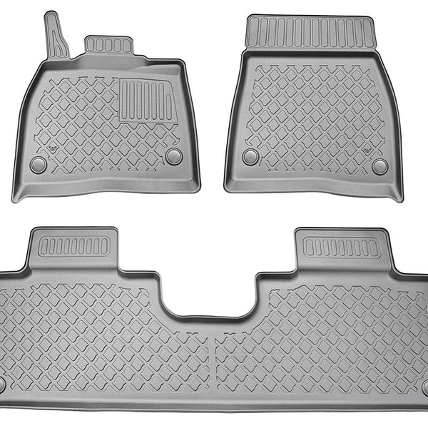 Alfombrillas tipo bandeja Mercedes EQS V296 electric, fabricación 12.2022 - presente, carrocería suv excluyendo la tercera fila | 604024
