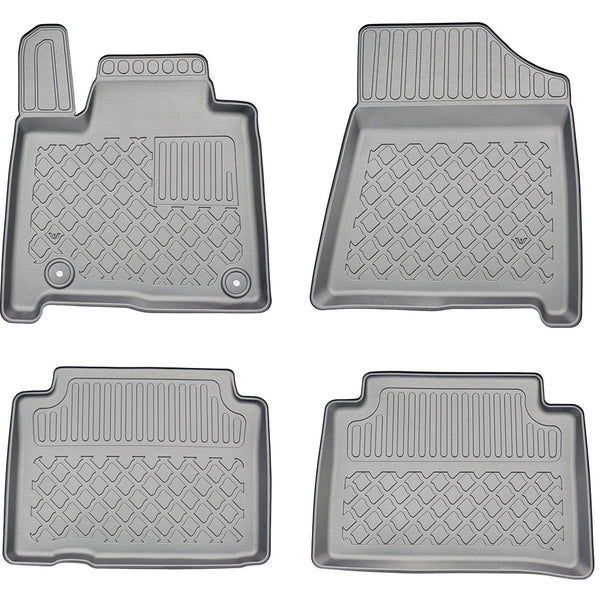 Alfombrillas tipo bandeja Hyundai Santa Fe V (MX5) HEV, fabricación 07.2024 - presente, carrocería suv 5-7 plazas, sin tercera fila | 604227